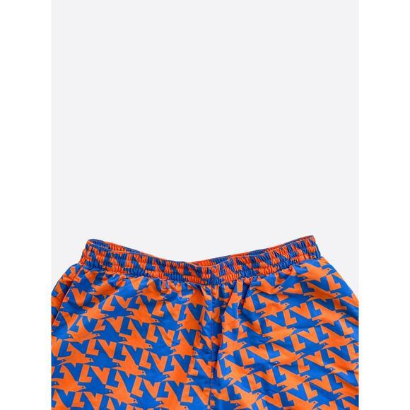 Louis Vuitton Blue & Orange Dove Print Swimshorts - Picture 3 of 9